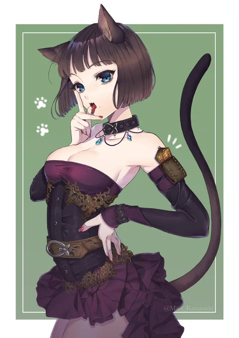 #猫の日 #創作カリカリとちゅーる 