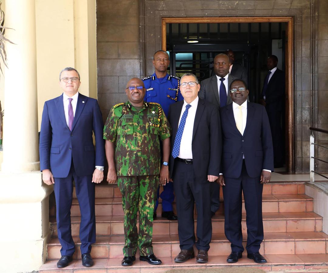 Nairobi, 21 Feb 2023: Working visit AFRIPOL Delegation with IGP Kenya &amp; President AFRIPOL General Assembly to discuss security threats and ways of strengthening cooperation in preventing and combatting transnational organized crimes and terrorism for the 55 AU Member States.
