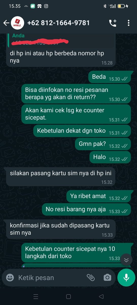 avidrollick's tweet photo. @CCICPolri halo Patroli Cyber Polri saya ingin melaporkan no telp penipuan mudus kirim apk.

Modus: ngaku dari WA Sicepat ngabarin ada barang diretur dri Tokopedia. Minta no telp terhubung dg Toped. Lalu ngirim file apk. Mhn dilacak https://t.co/9Y6vyvE6jM