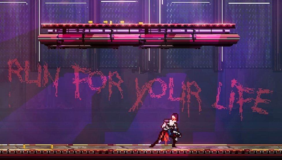 nachojacobo_'s tweet photo. Ayer arranqué el #BlackFuture88, un roguelite bassstante piola en donde la premisa es escalar una torre, matar todo a tu paso y llegar al boss final en 18 minutos. Ni un segundo más, ni un segundo menos. Si no, pumba explota tu corazón. Entretenido y frenético. https://t.co/yisq9TybSq