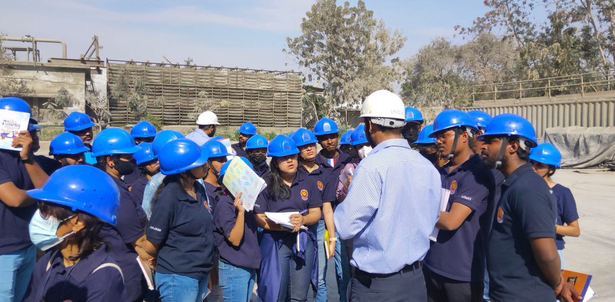 curajevs's tweet photo. Industrial field trip: Integrated https://t.co/nN99ETONrD. (VIII &amp; X); https://t.co/nN99ETONrD. III Environmental Science students visited Shree Cement Ltd., Beawar, to have practical exposure to sewage treatment plants, clean development mechanisms  and air pollution monitoring. https://t.co/I1xyQHbztL