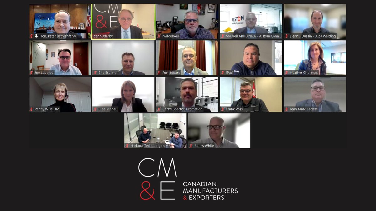 CME_Ont's tweet photo. CME and CEOs of Ontario #manufacturing companies had the pleasure of meeting with Minister @PBethlenfalvy to discuss how to make manufacturing investment attraction and retention a key focus of the 2023 provincial budget. Thank you Minister, for your time. #ManufacturingNow https://t.co/Y2yK1bqp5u