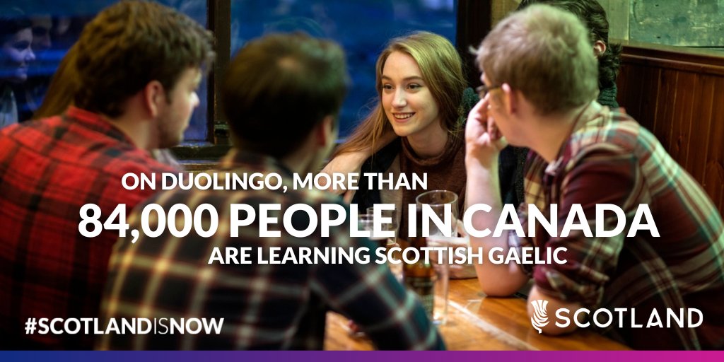 #DYK? Thousands of Canadians are learning Scottish Gaelic! 💬

We look forward to build on our countries' shared efforts to preserve the language as we approach Gaelic Nova Scotia Month.🤝

Discover how we support Gaelic learners! ⬇️
bit.ly/GaelicLanguage…

#WorldGaelicWeek