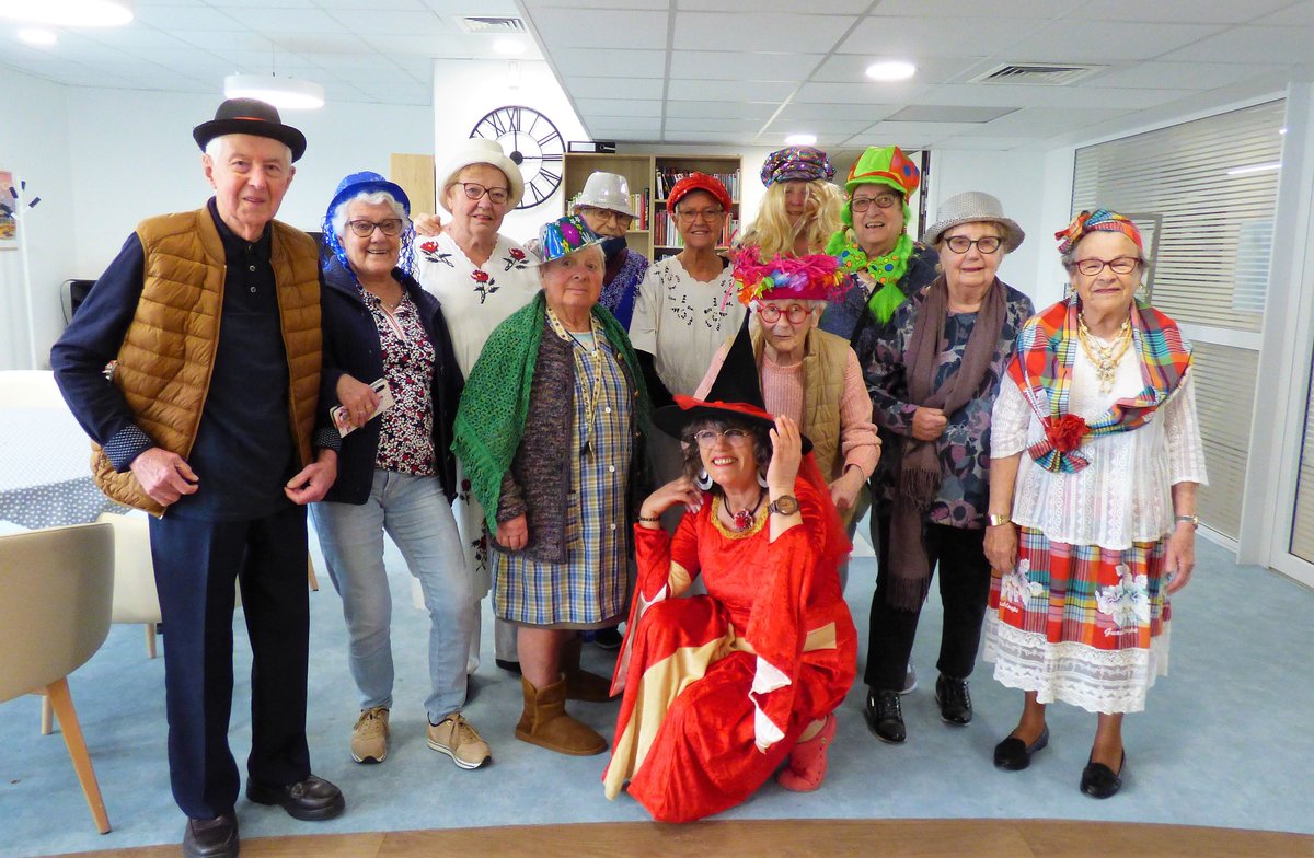 Carnaval#bonne humeur#gouter partagé<a href="/senioriales/">Senioriales</a>