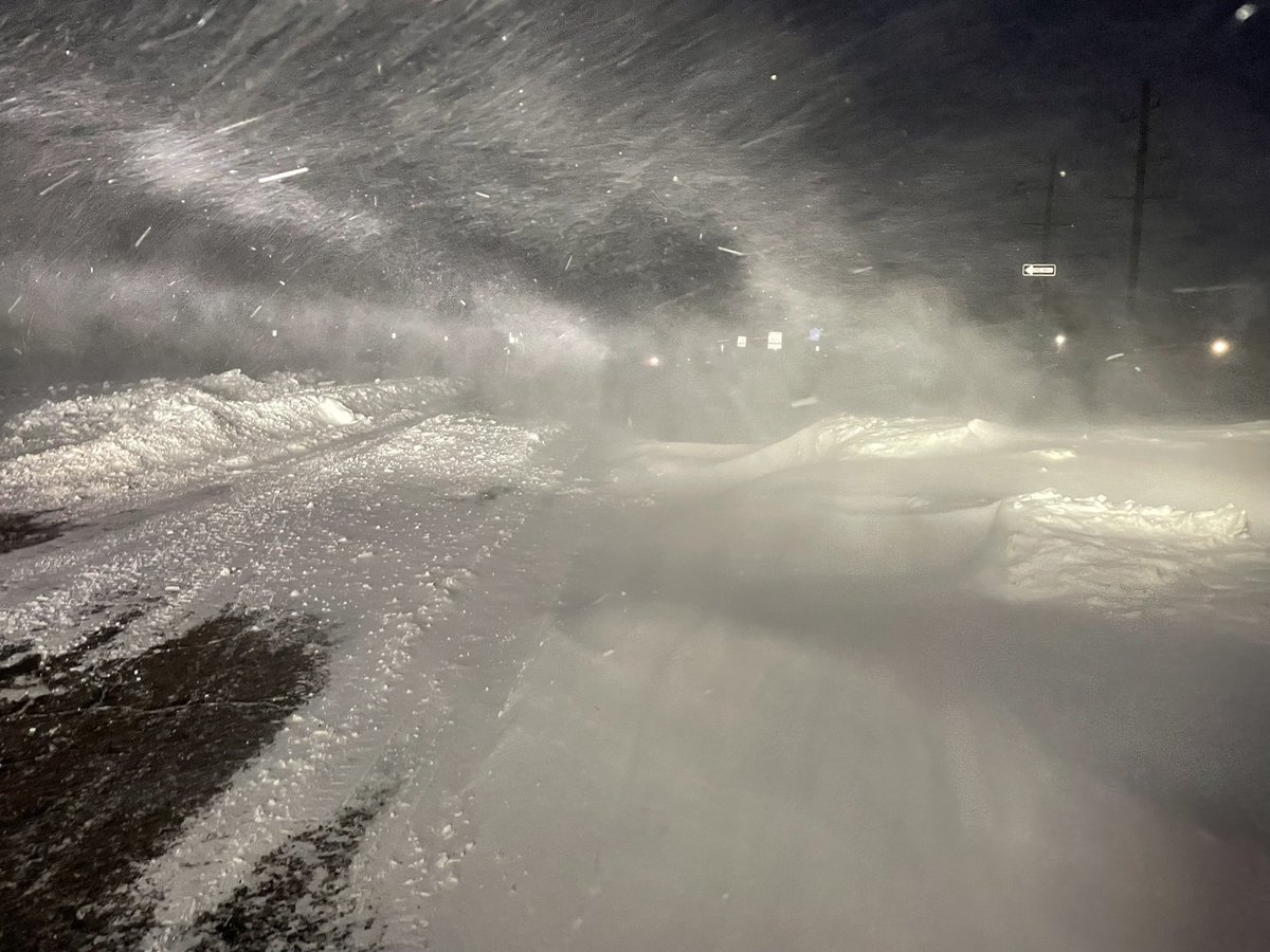 This is the scene all across eastern South Dakota this morning with more snow and stronger winds expected. Segments I-29 and I-90 are closed for good reason. The secondary State Hwys will not be any better. Travel is NOT advised. Be Safe!