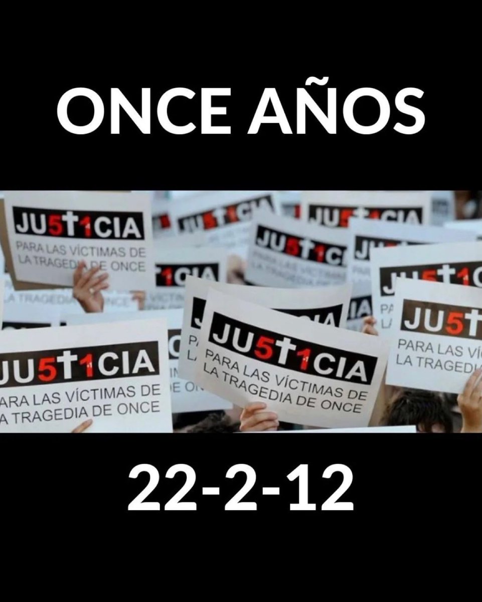 maxiferraro's tweet image. 11 AÑOS DE LA TRAGEDIA DE ONCE 

Fue la corrupción, la incompetencia y abandono estatal, la complicidad de funcionarios y empresarios y la impunidad. 

Mi acompañamiento y apoyo a los sobrevivientes, familiares y amigos de las víctimas. Justicia. 

#TragediadeOnce
