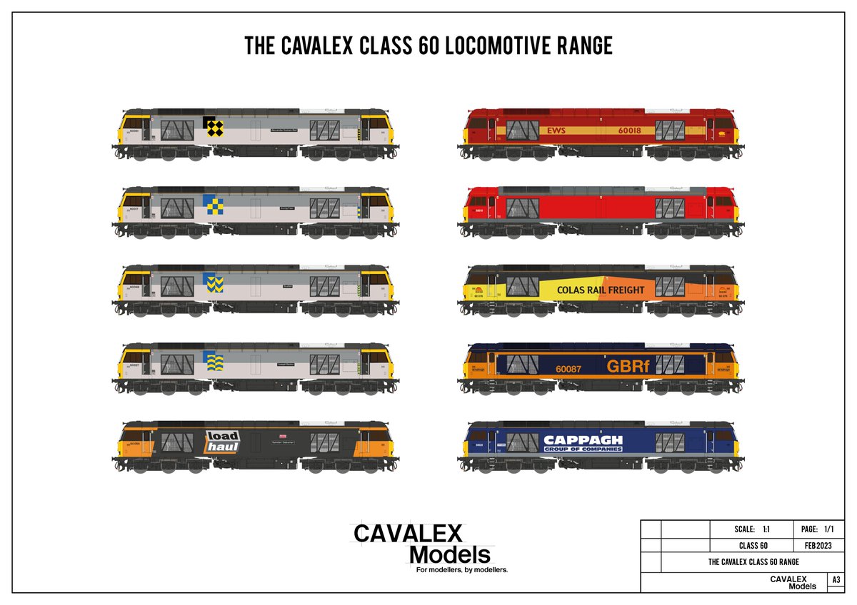 Colletts_Models's tweet image. Cavalex Models announce a Class 60 in OO Gauge these are available to pre order from our website in Dcc Ready &amp;amp; Dcc Sound versions

 collettsmodelshop.co.uk/product-catego…