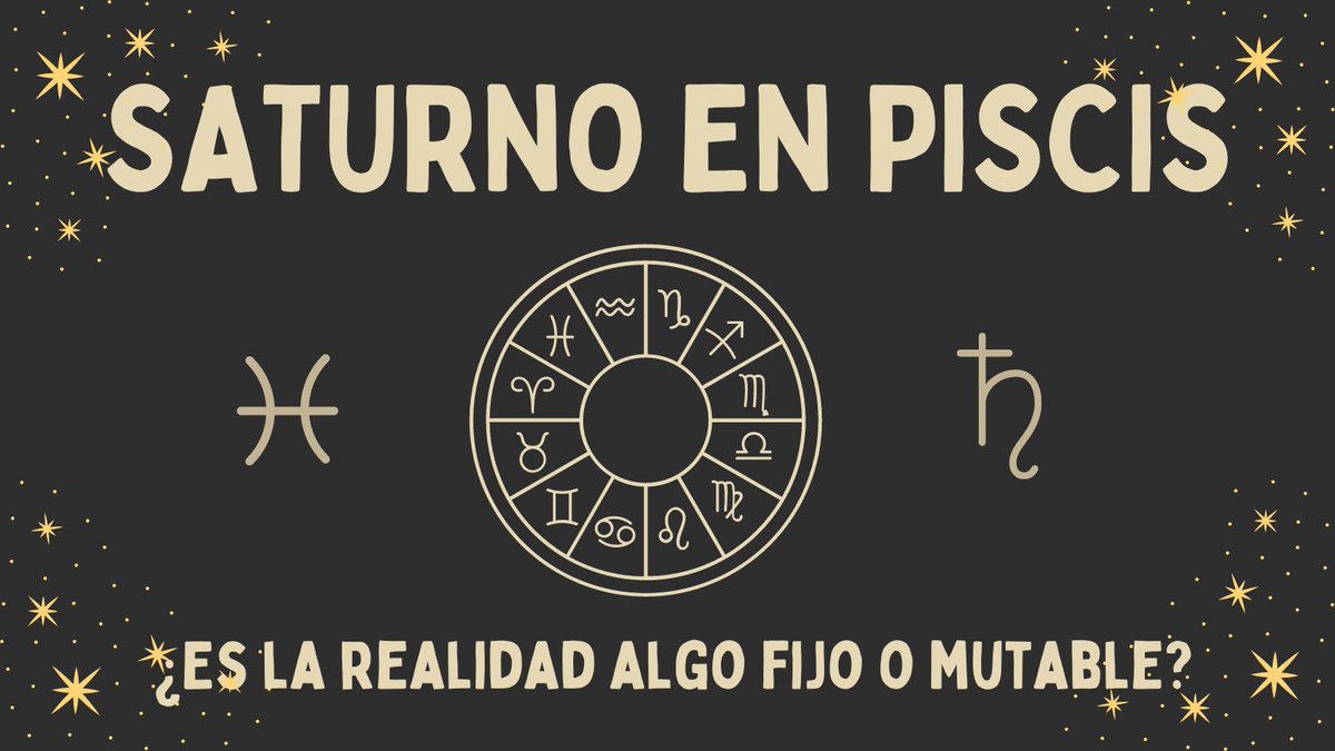 Llegó el momento de hablar de uno de los tránsitos más importantes de 2023. La entrada de Saturno a ♓️✨ el próximo 7/03, esto nos interesa a todxs ya que Saturno se quedará tres años en nuestra zona Piscis. Y claro, con mención especial para la generación nacida entre el 94,