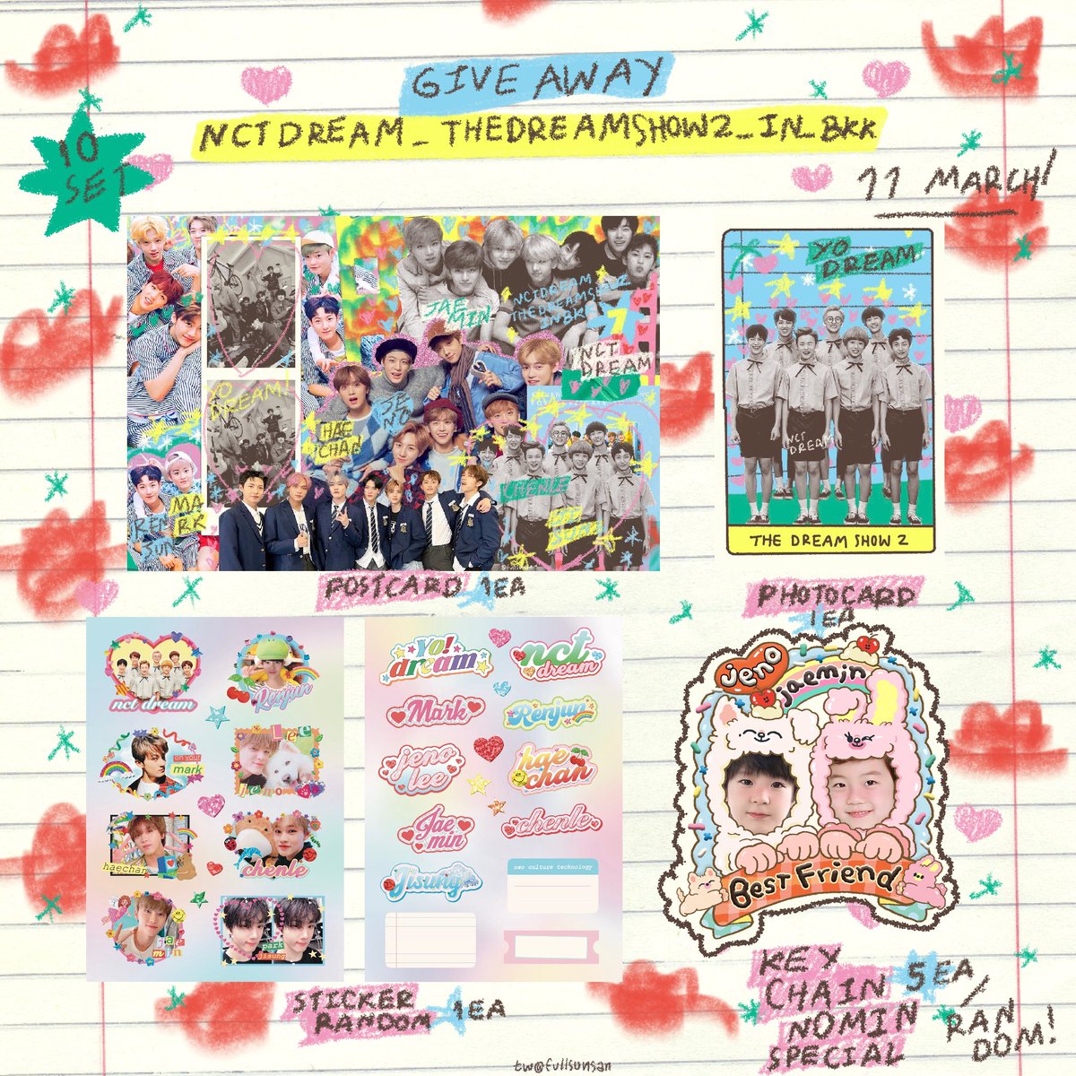 pls rt

give away nct dream in bkk  (10 set)

date : 11 march
time : tba
📍 impact arena 

 retweet &amp; show this tweet 

#NCTDREAM_THEDREAMSHOW2_in_BKK