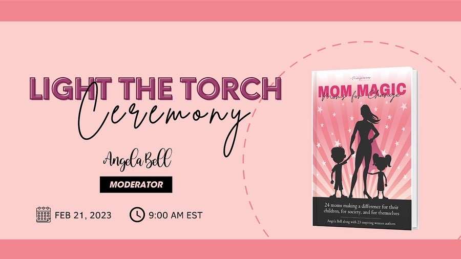 SarahJaneLayton's tweet photo. Yesterday Wed 21st Feb 2023 at 12am my time I was very excited and honoured to be part of a Light the Torch Ceremony with Angela Bell and other co-authors to celebrate the launch of “Mom Magic - Mums for Change”. E-Book is out NOW!!​​​​​​​​​​​​ Msg me for the Amazon link. https://t.co/qyZzux40WX