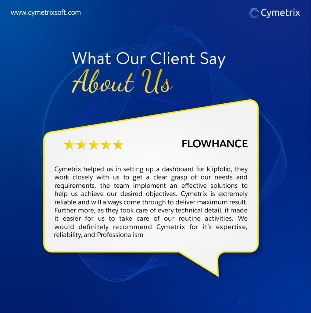 cymetrix_soft's tweet image. Nothing makes us happier than hearing how much our clients love our products/services! 

We're thrilled to receive this amazing review and are grateful for the opportunity to serve you.

 Thank you for choosing us as your trusted partner. 🙌  
.
.
#saastech #clientesmolones