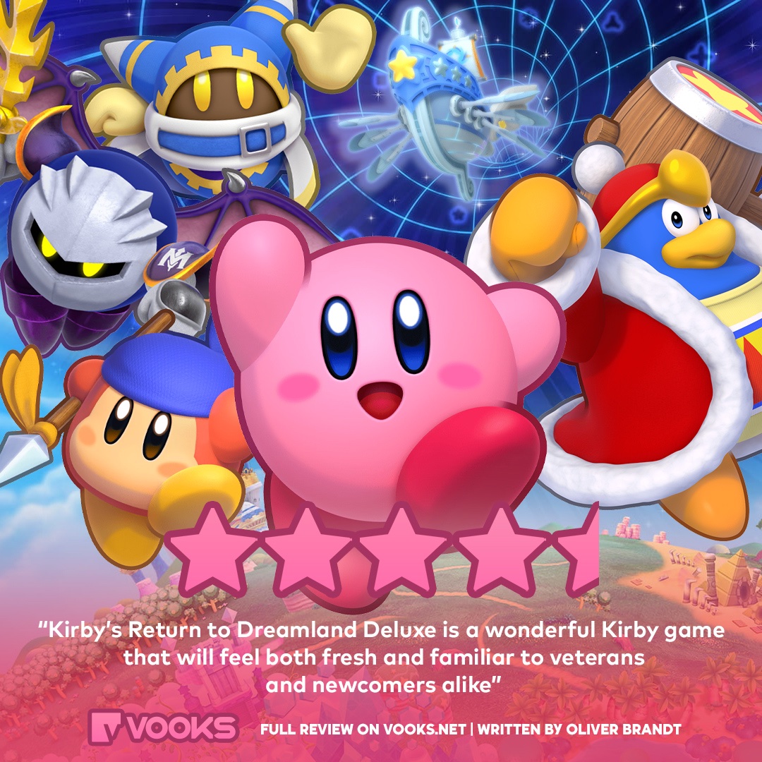 Kirby's Return to Dream Land Deluxe Review - Vooks