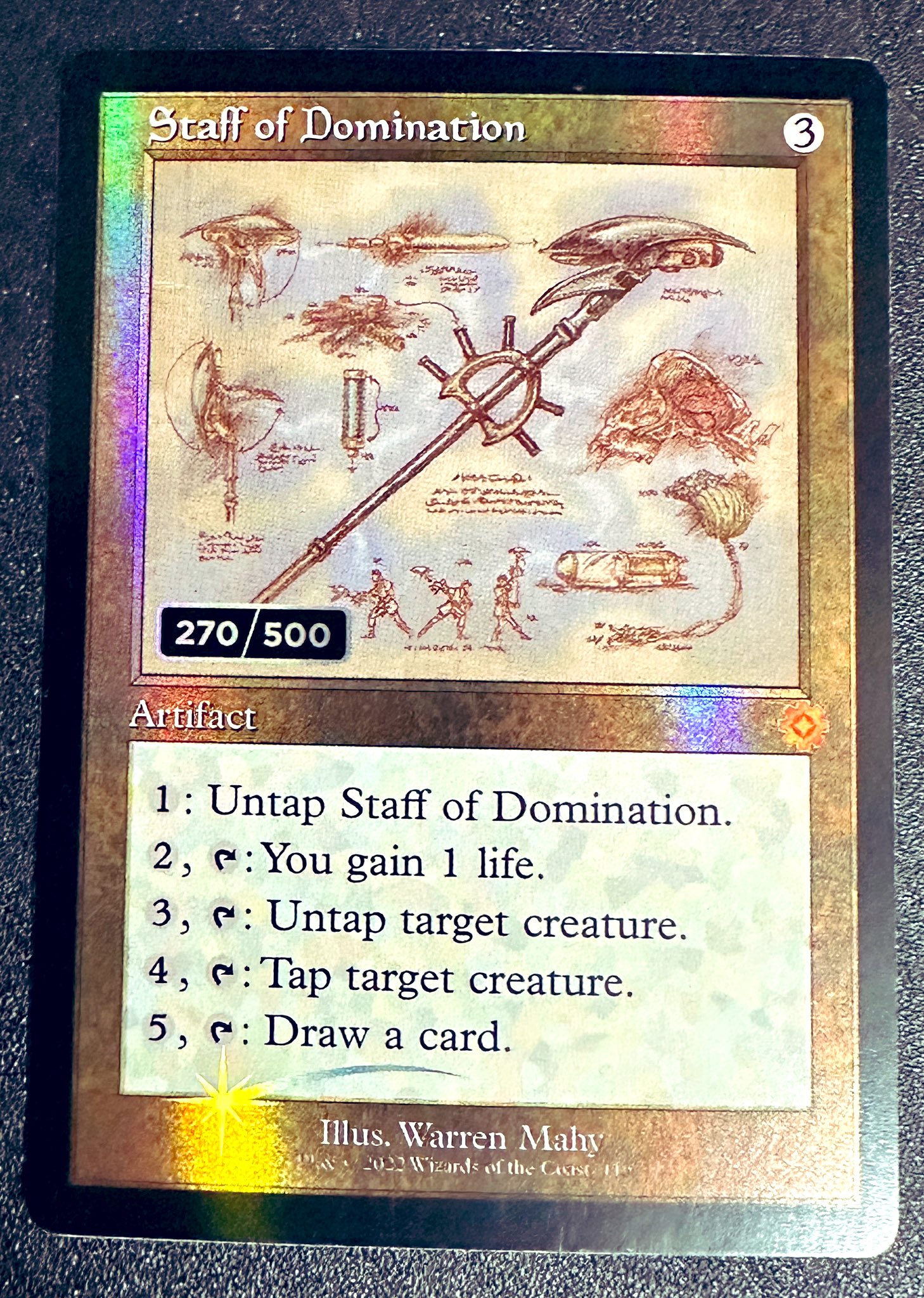 マジック：ザ・ギャザリング - ●MTG 5DN 威圧の杖/Staff of Domination 英語 4枚● 威圧の杖 (Staff of Domination) · The Brothers' War Retro