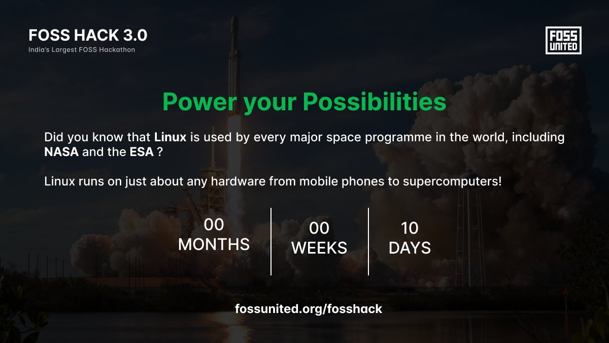 FOSS Hack 3.0 tweet media