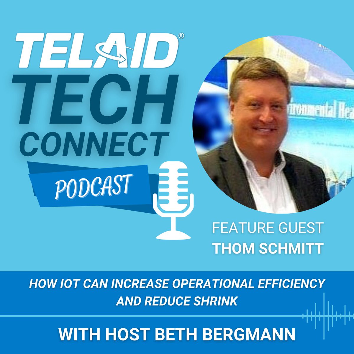 telaidinc's tweet photo. Beth Bergmann, host of #TelaidTechConnect, sits down with Thom Schmitt of @ComplianceMate to discuss #IoT temperature monitoring in restaurants, #QSRs, c-stores and #retail. Explore the benefits IoT in these environments. Listen now! https://t.co/hh4KysnK7z https://t.co/vwFmgvzOKK