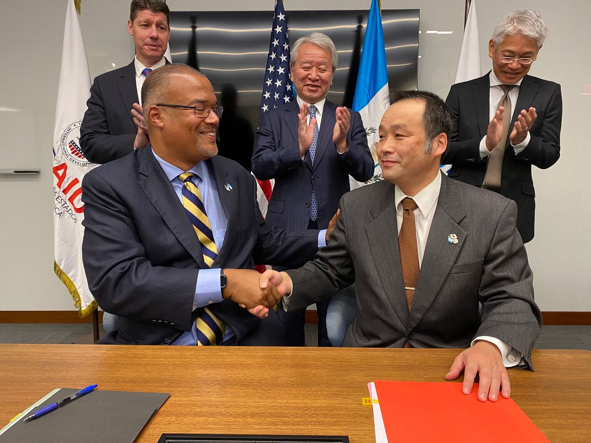 jica_usa's tweet image. #JICA and @USAID have signed a cooperation agreement to promote the prosperity and security of #Guatemalans and reduce #IrregularMigration.