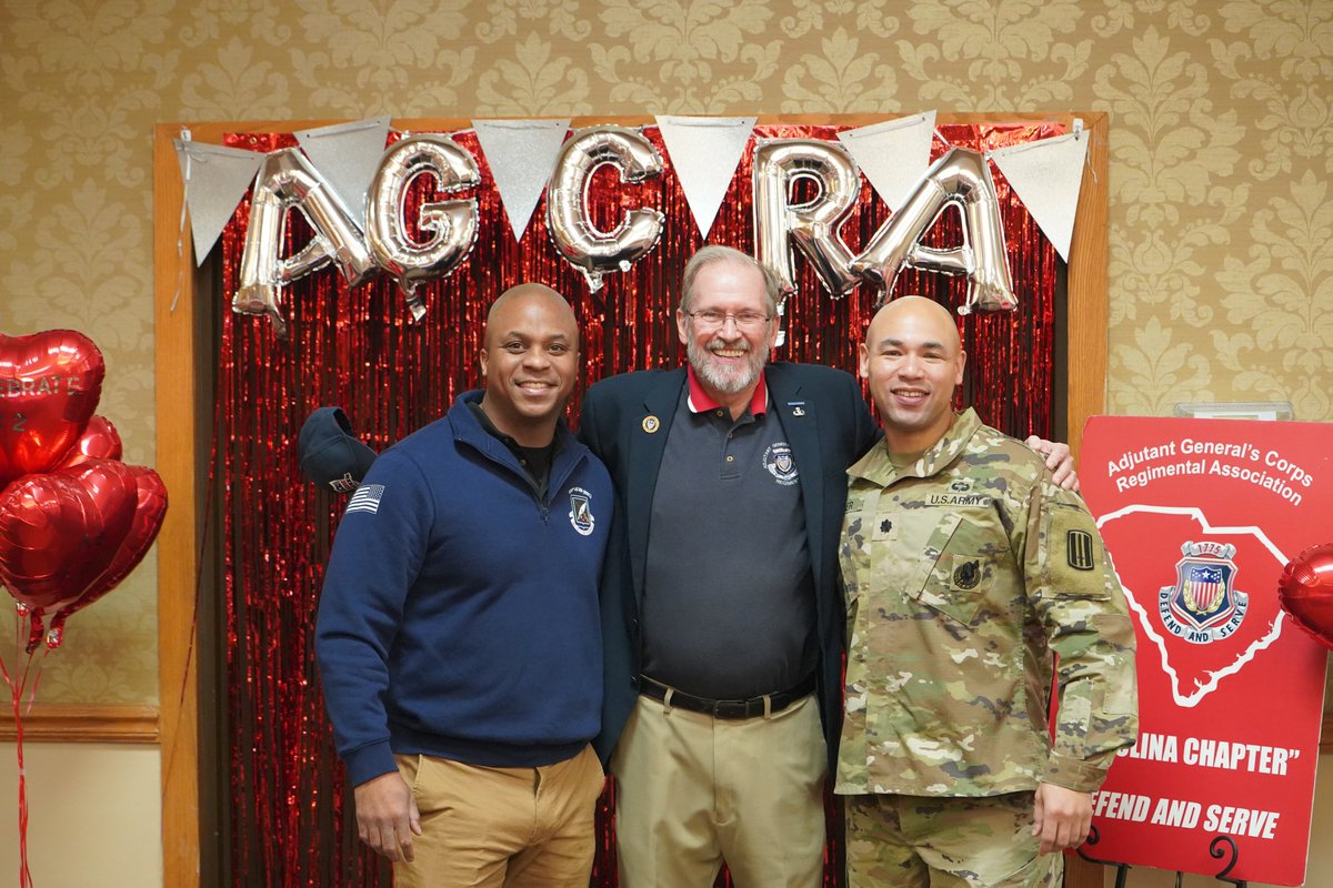 120thR's tweet photo. AG to the Corps!
Warriors from 120th AG BN attend the AGCRA Carolina Chapter Quarterly Breakfast. We appreciate the Carolina Chapter and CSM Tamika L. Deveaux (AG CORPS CSM) for the words of wisdom as the guest speaker!
#WinningMatters #DefendAndServe #AGCorps https://t.co/z1ilJZVdC2