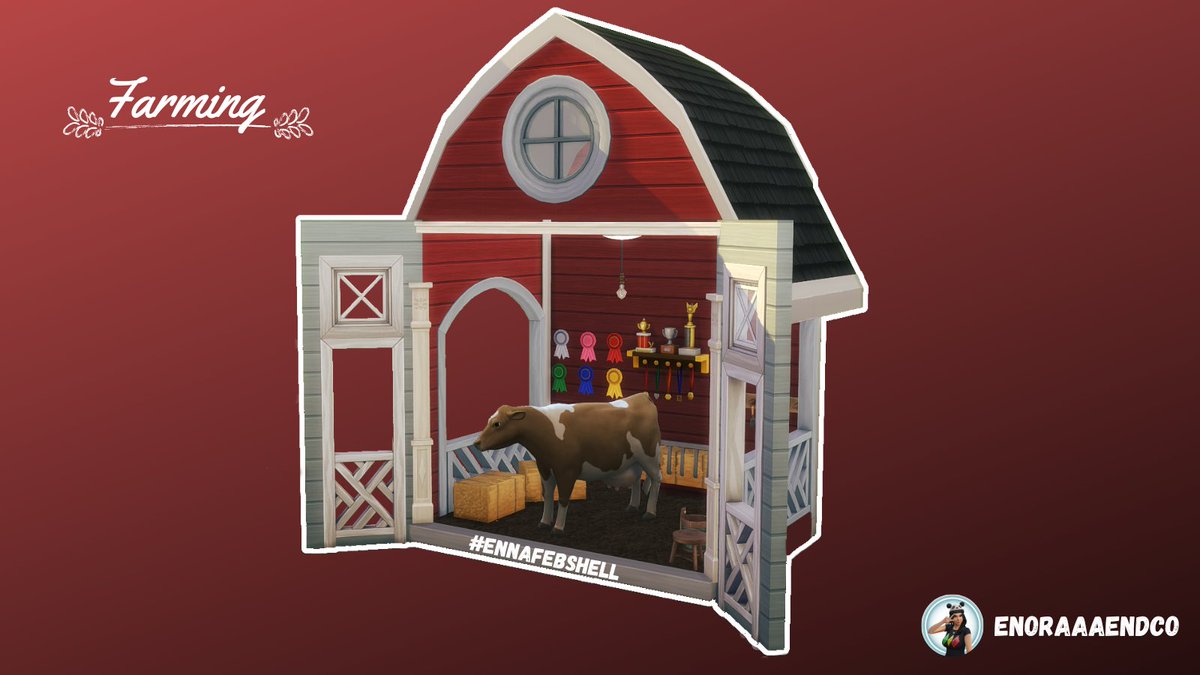 DameEnoraaa's tweet photo. Challenge #Ennafebshell de @Ennamora_ 
Jour 22 : "Farming"
ID : ENORAAAendCO
No cc
#Sims4 
#ShowUsYourBuilds 
#maxisfav
@The_simslabs https://t.co/s50qsUmbGE