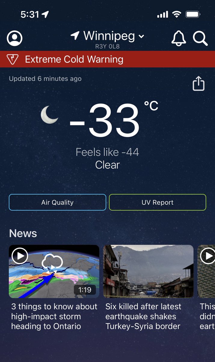 prairieacu's tweet photo. Things you learn living in the Canadian prairies , if is sunny, get the warmest clothes. #winnipeg #supercold https://t.co/XACrKXbfCT