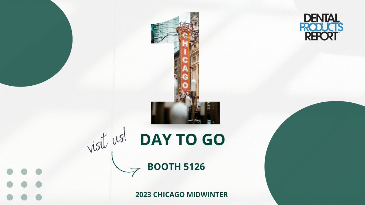 ModrnHygienist's tweet image. 1️⃣ day until the Chicago MidWinter Meeting! 

Say hi  👋  to us at booth 5126! 

#midwinter2023 #cdsmidwinter #midwinter23
