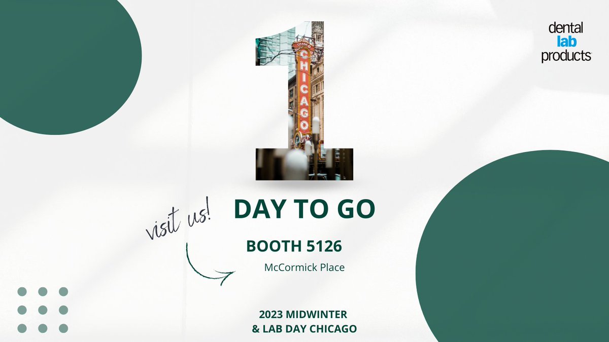 DLPmag's tweet image. 1️⃣ day until the Chicago MidWinter Meeting &amp;amp; Lab Day!

Say hi  👋  to us at booth 5126 in McCormick!

#midwinter2023 #cdsmidwinter #midwinter23