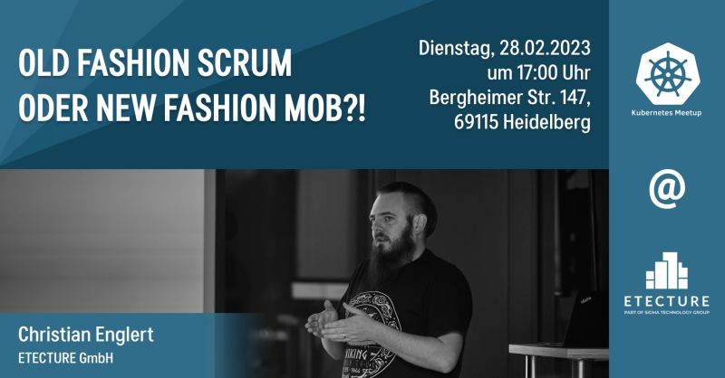 Are you tired of the same old #scrum methods? Then join us in Heidelberg at the #Kubernetes #MeetUp and listen to some new ideas from our colleague Chris: lnkd.in/eJU_aRyd