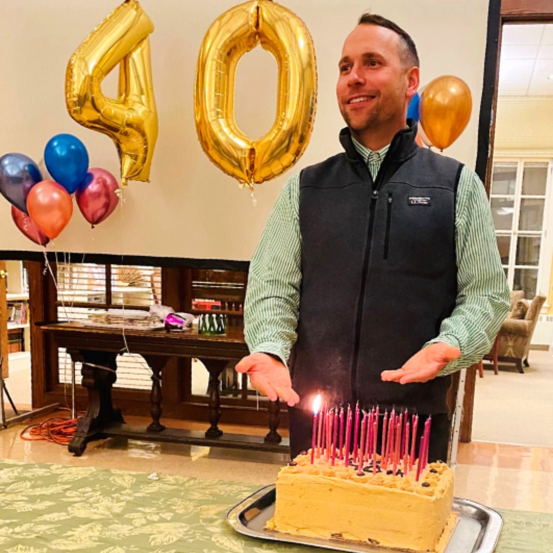 A very happy 40th birthday to our amazing rector, the Reverend Nick Myers!