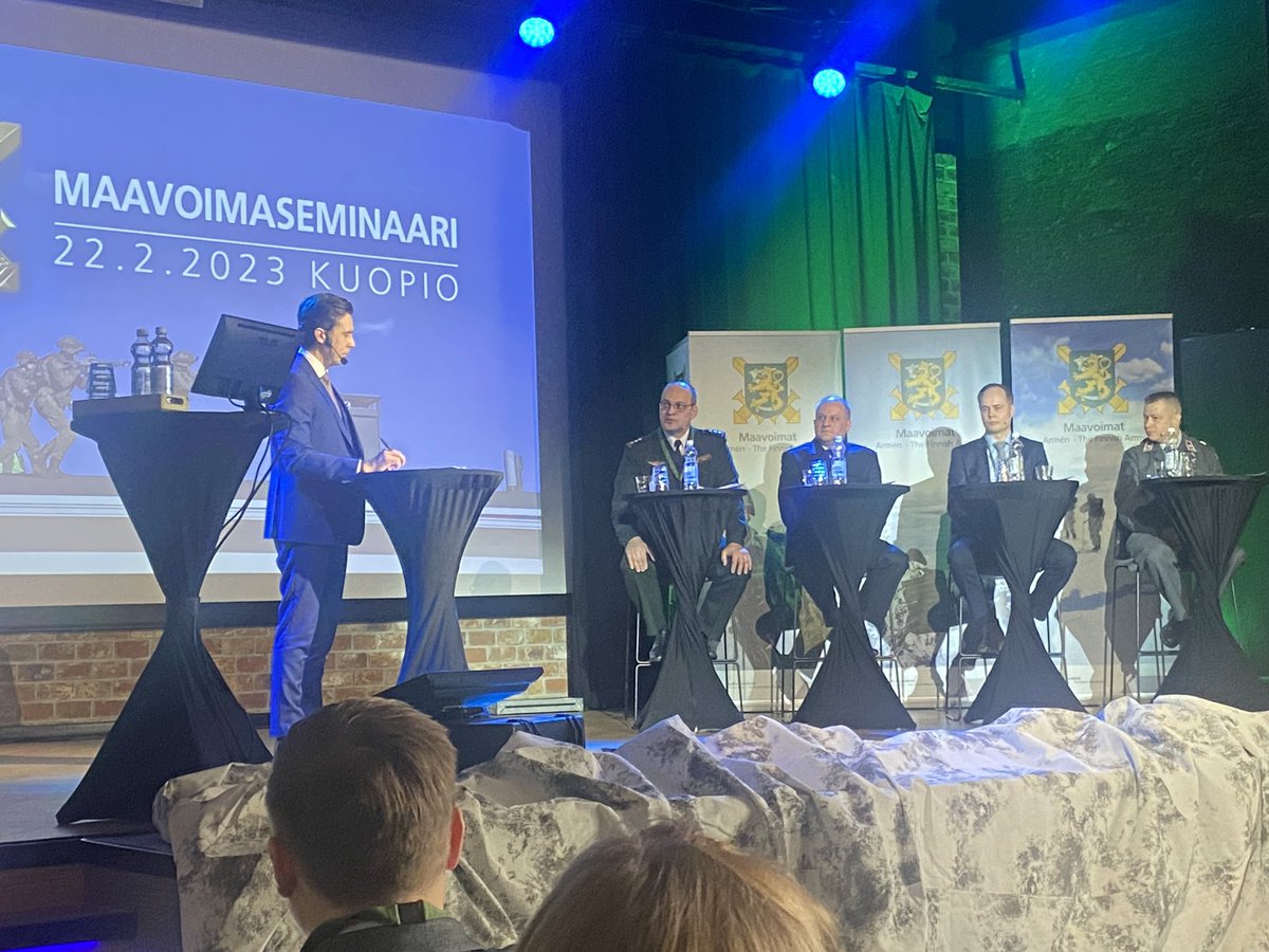 Erinomainen seminaari. Avartavia ja mielenkiintoisia paneelikeskusteluja pitkin päivää, mutta myös vahvaa verkostoitumista tapahtuman aikana.  #Maavoimaseminaari