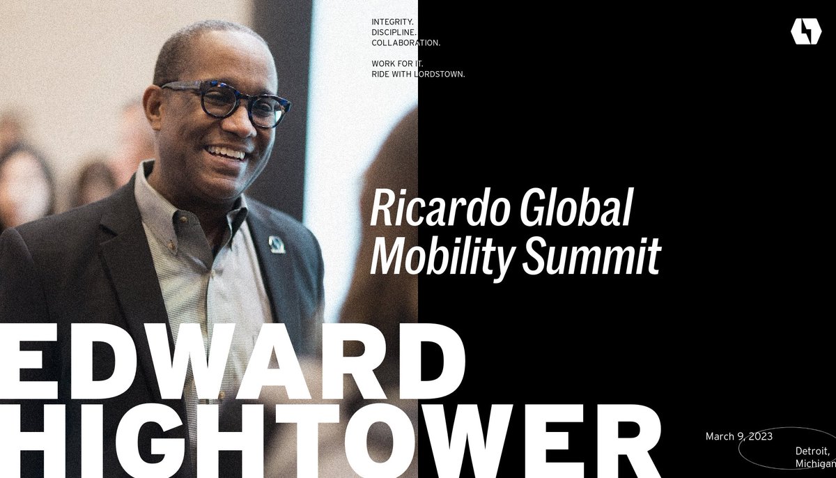 Our CEO & President, Edward Hightower, will be a keynote speaker at this year's Ricardo Global Mobility Summit on March 9th in Detroit, MI. #WorkForIt #RIDE LEARN MORE: bit.ly/3Z9ZmlD