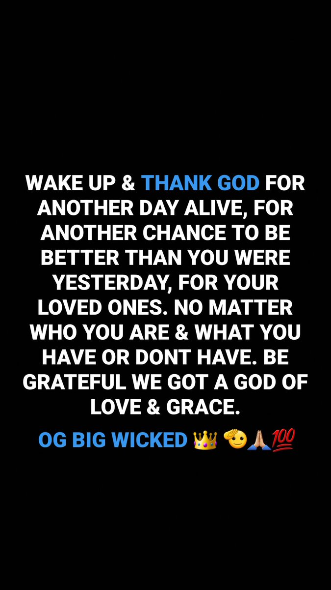 OGBIGWICKED's tweet photo. Stay PRAYED UP & have a PRODUCTIVE 1 ππ«‘ππΌπ―
#OGBigWicked #RealOnezTalk #RealOnezentelErtainment #RealOnezApparel #RealOnezApparel #GODisGOOD https://t.co/1wyrSEjQXY