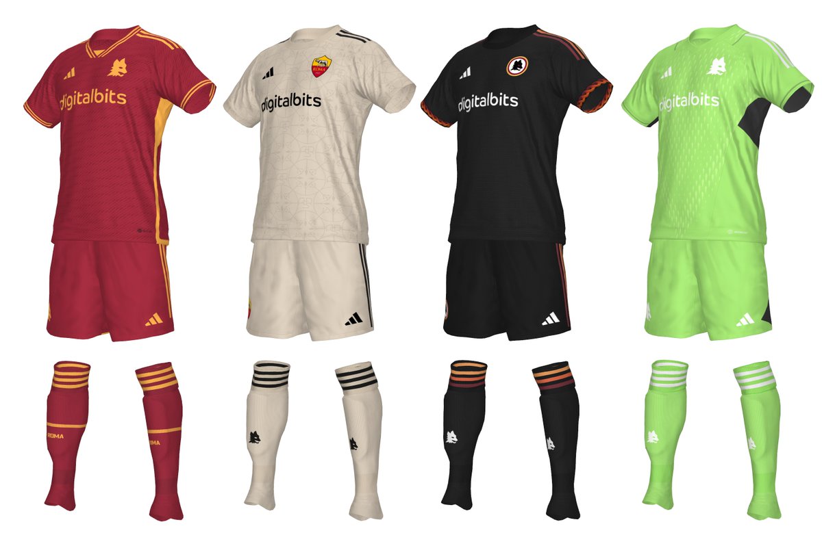 jp_kits's tweet photo. Leaked: Roma Kit Set 2023-24
#pes2021 #pes21 #peskit #kitmaker #eFootball2023 #Roma #RomaKit
@BestPESKits @PesUniverse @EditemosPES @PESMasterSite https://t.co/LavC1ZNVyV