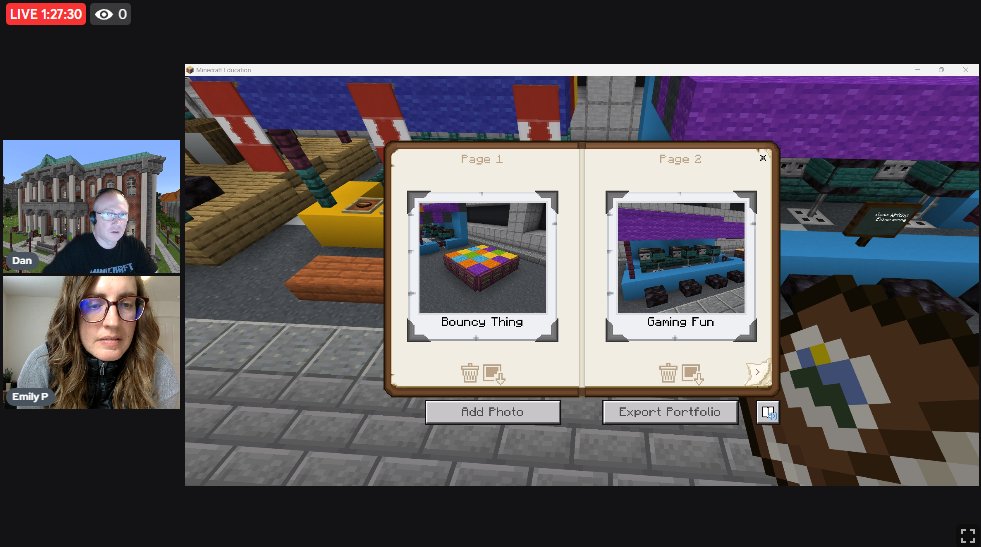 Rockin' the #LevelUpCalgary workshops yesterday in #Minecraft @PlayCraftLearn with @educatorparkin & the @TheCobblestoneC! Amazing world & activities to explore, and great engagement from students! Looking forward to two more sessions with @MrMaltais on Thursday!