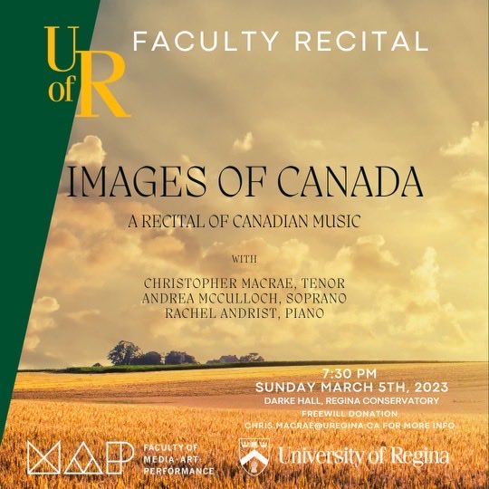 A concert at Darke Hall, as my own name!