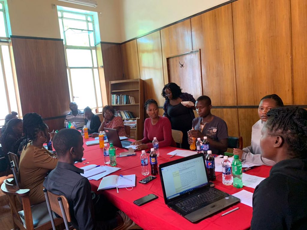 TrinityProject4's tweet photo. Staff development play a vital role in improving productivity and better understanding of communities .@TrinityProject4 managed to capacitate staff on #childproduction @SWRGNZim @cedarfund @zet_uk @twam_uk @UKAidDirect @UKinZimbabwe @DFID_UK @NLatUN @URASAFRICA @PlanZimbabwe https://t.co/5Zs416LZOr