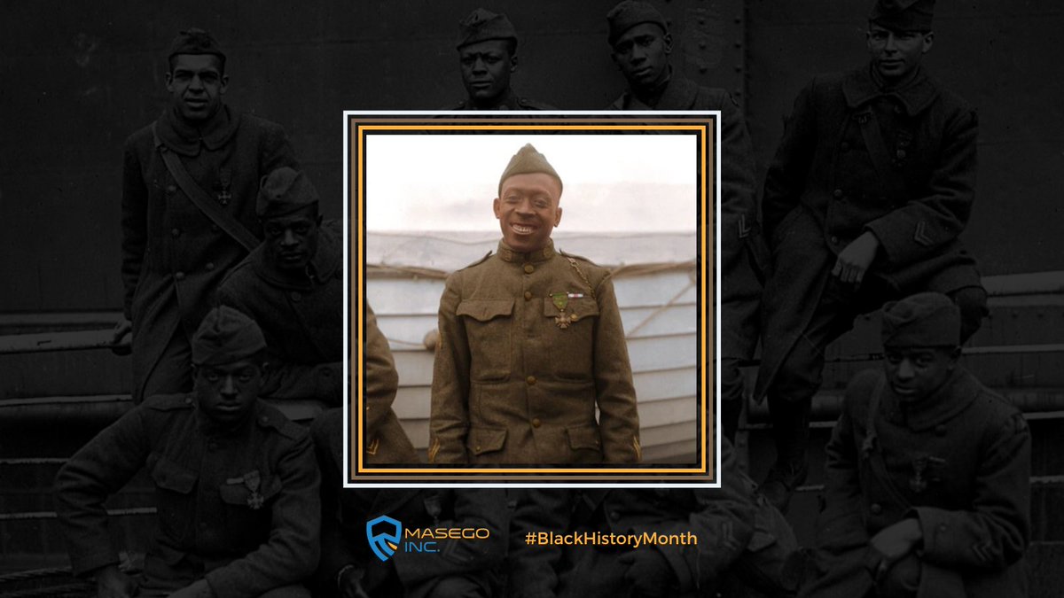 President Teddy Roosevelt described Pvt. Henry Johnson as one of the ''five bravest Americans' who served in' WWI. Pvt. Johnson's regiment was known as the #HarlemHellfighters, and he was posthumously awarded the U.S. Medal of Honor in 2015.
#BlackHistoryMonth #history