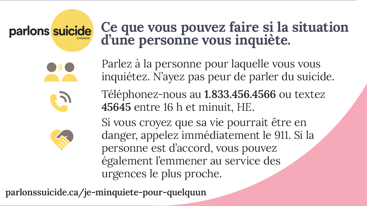 Parlons suicide Canada tweet media