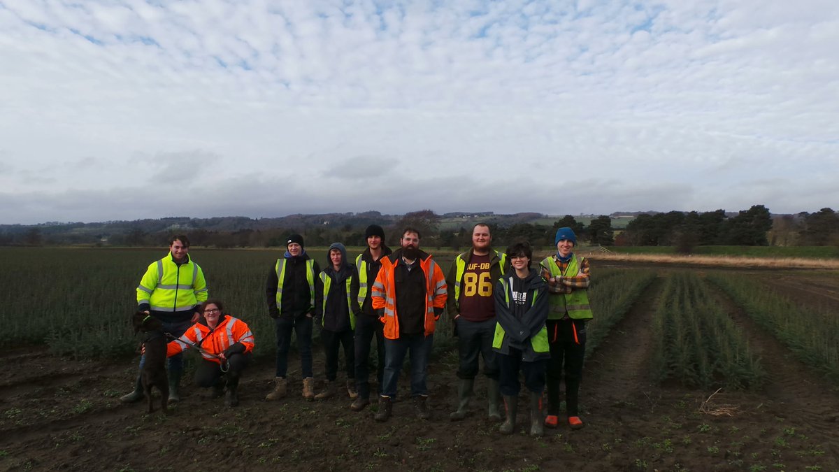 SRUCStudy's tweet image. Last week our HNC Forestry students visited Trees Please. This is a bare-root forest nursery near Corbridge, Hexham (Northumberland). They are one of the largest bareroot forest nurseries in England. 
Visit sruc.ac.uk/courses 
#TreesPlease @treesplease