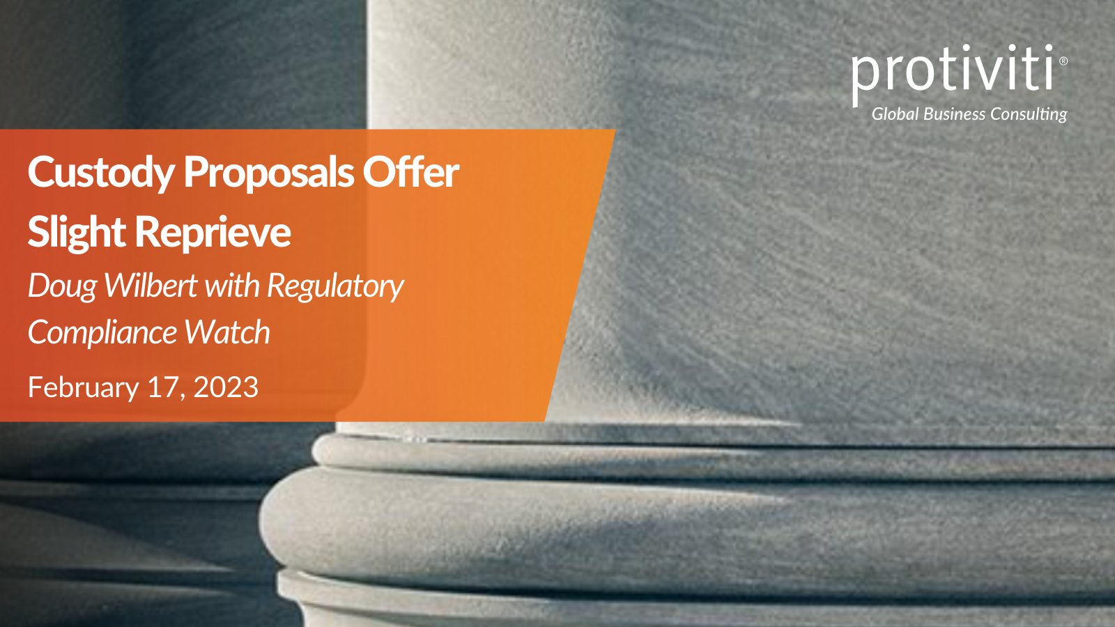 Protiviti on Twitter "The SEC's proposed custody rule reforms may