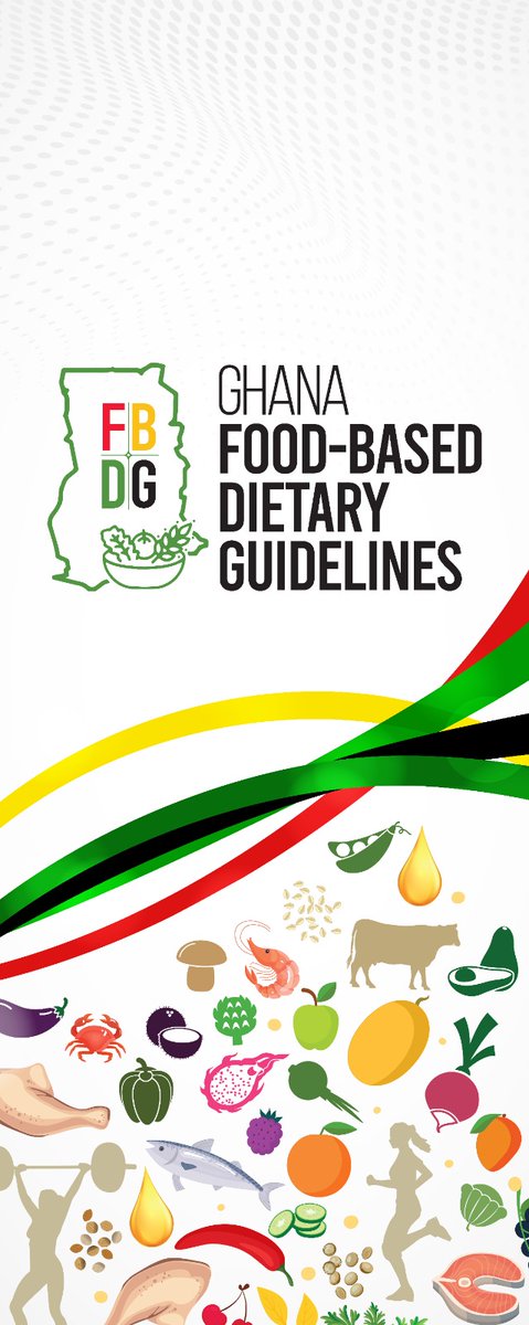 Officially launched! 🥳🎊🥂🎉🙌 
The 4th in West Africa and 8th in the entire Africa 🌍 to have a National Food-Based Dietary Guideline  🥗🥘🍛🍲🥭🍉🥑🍅🍌🍊🍋🍆🍍. Congratulations Ghana 🇬🇭 👏 
#healthyeating #healthyfoodchoices #healthylifestyle #eatghana #FBDG