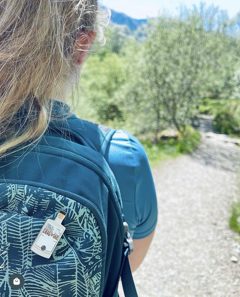 Our Crag &amp; Tail Gin Pin going on an adventure ⛰️