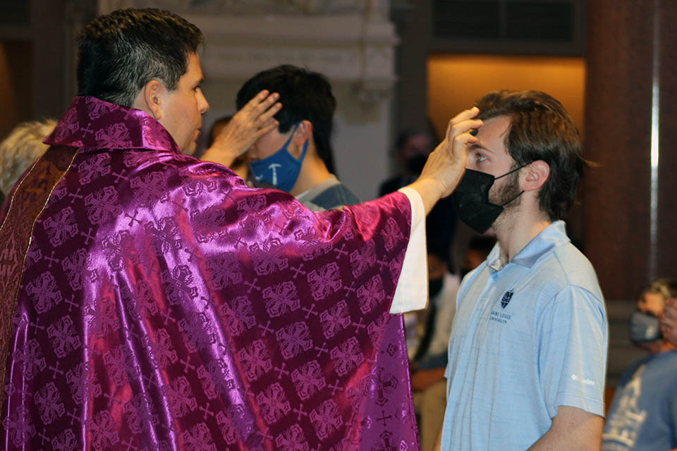 Saint Louis University on Twitter "May the ashes on our foreheads be a