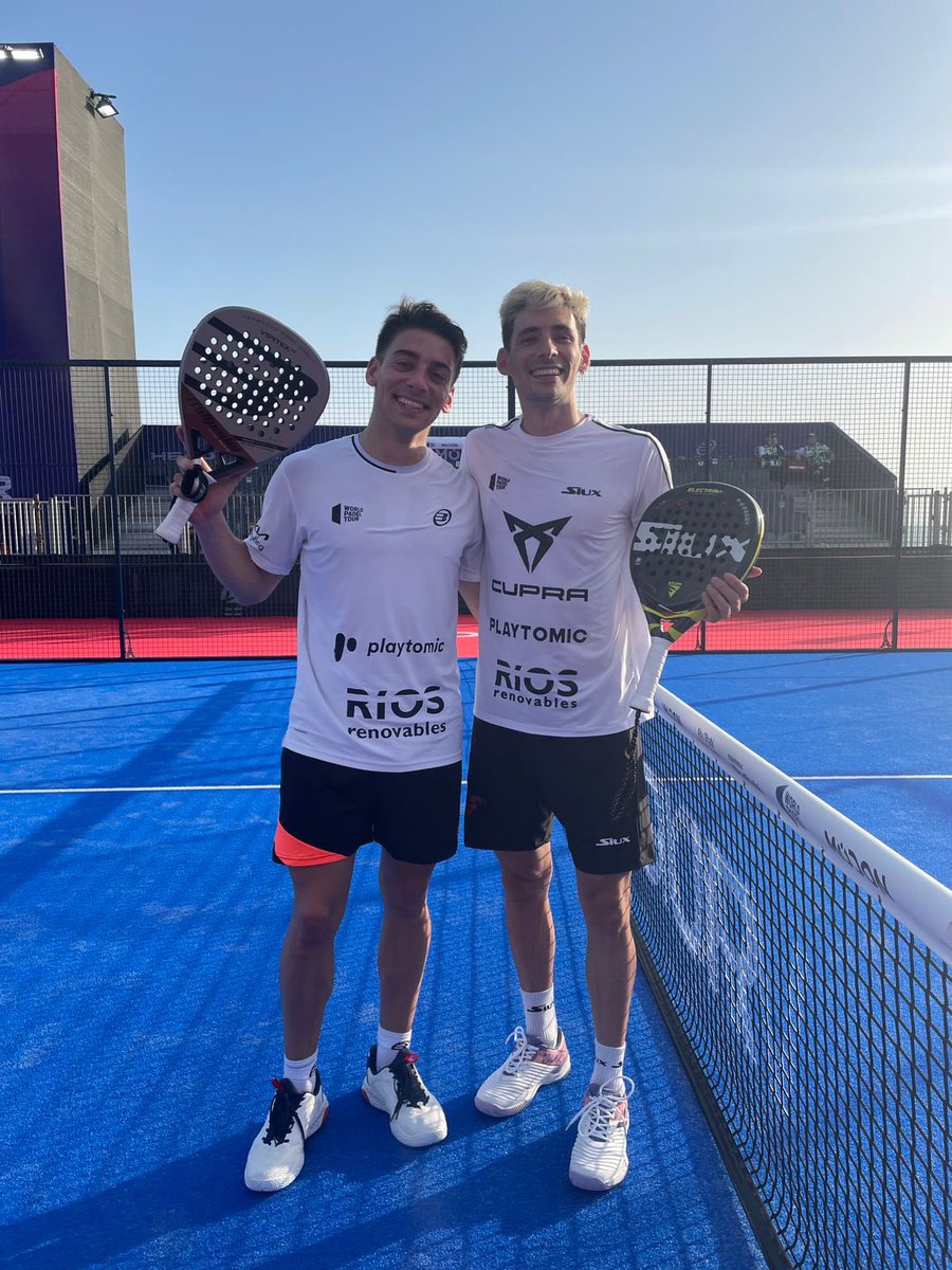 mdinenno's tweet photo. Empezamos el 2023 con victoria ✅⚡️🥹
Mañana más equipo VAMOS 🤜🏼🤛🏼
@bullpadelsport @playtomic_ @Kyrrexcom @KiaEspana @RiosGroup https://t.co/3TAM90pY5C