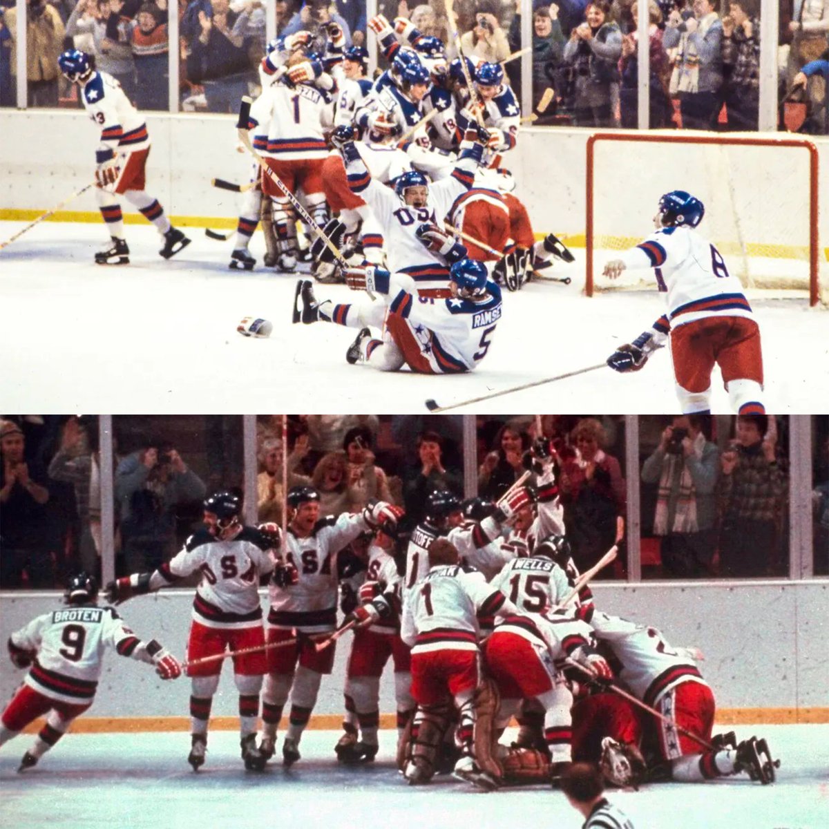 🗓️ OTD 43 years ago: Miracle on Ice 🏒

Team USA defeated the heavily favored Soviet Union 4-3. Two days later, the US won the gold medal by beating Finland.