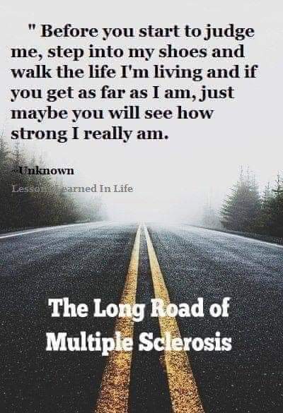 Living with a Chronic is like dealing with another part time job.  

What are two things that have changed for the BETTER since you were diagnosed?
#MS #Chronicconditions #multiplesclerosis