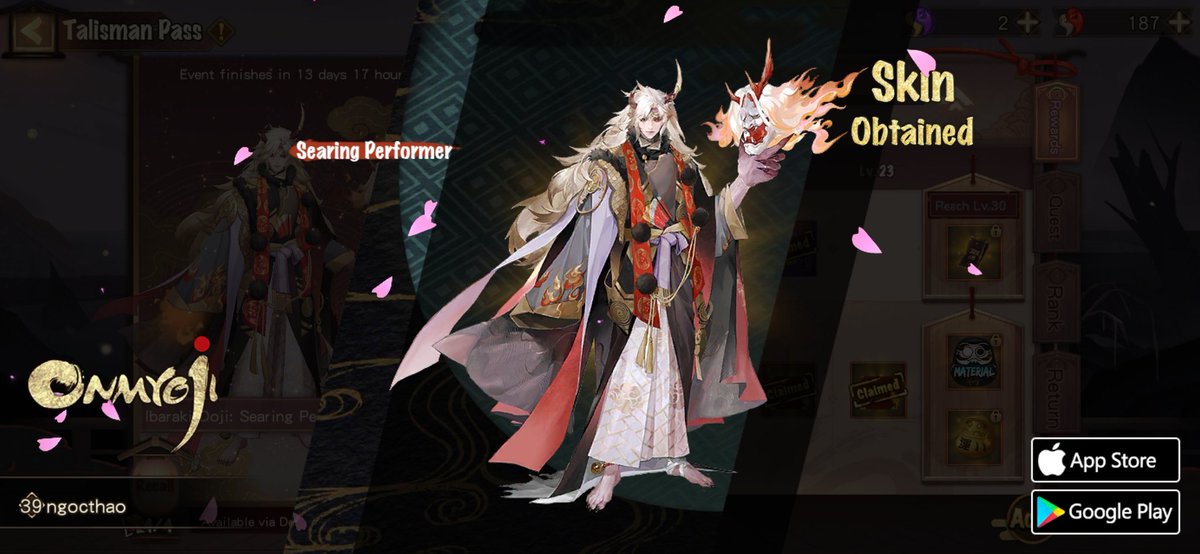thanh2007885's tweet photo. #Onmyoji# I got a brand new rare skin! Check it out and try your luck! https://t.co/UfKbdQhEUo