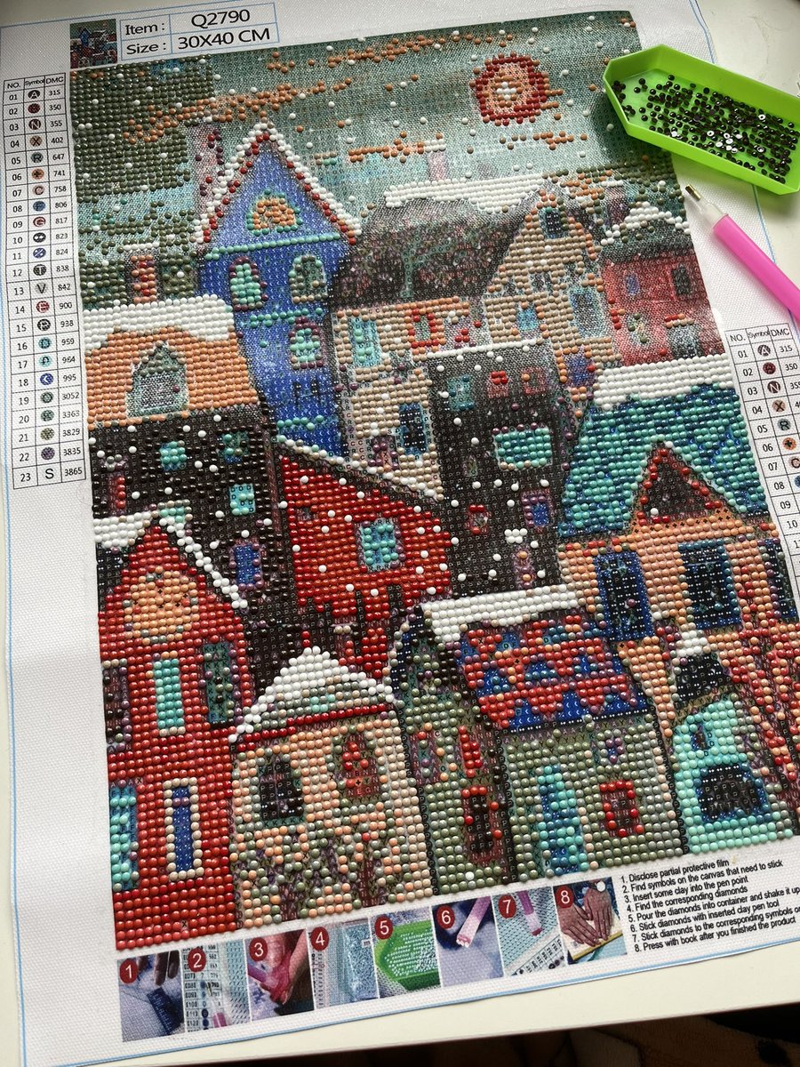 charleastickOT's tweet image. Engaging in a new occupation - diamond art💎✍🏼 considering how this occupation could be adapted for someone with a visual impairment🤔 @SunderlandOT #diamondart #studentOT #OccupationalTherapy #meaningfuloccupation #gradingandadapting