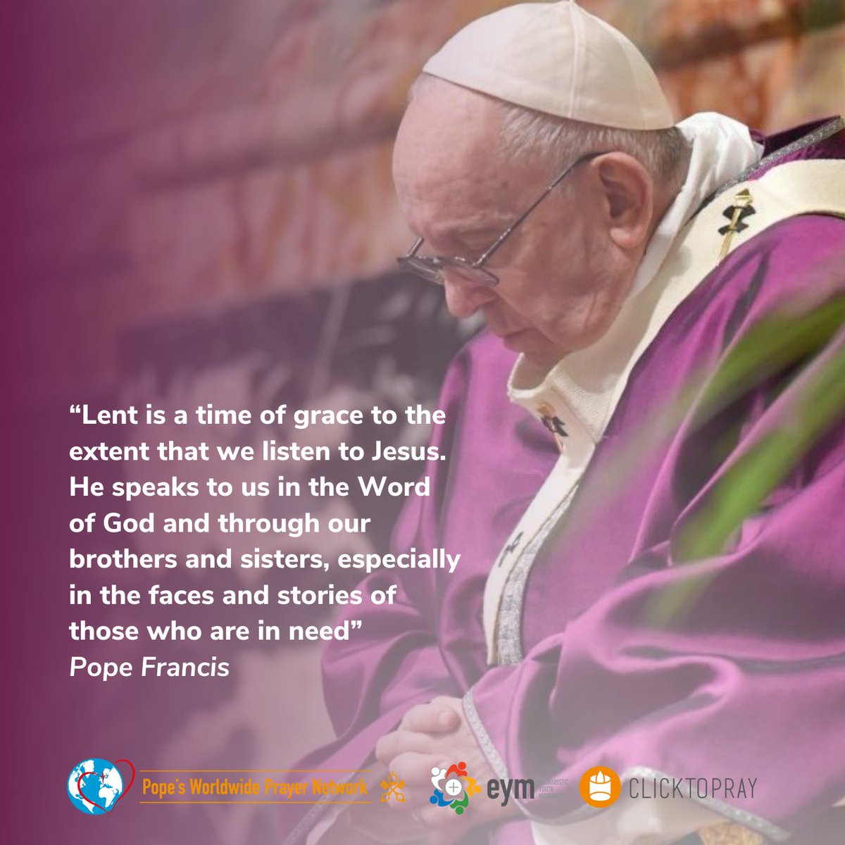 Pope’s Worldwide Prayer Network Vatican on Twitter "🙏 Message of his
