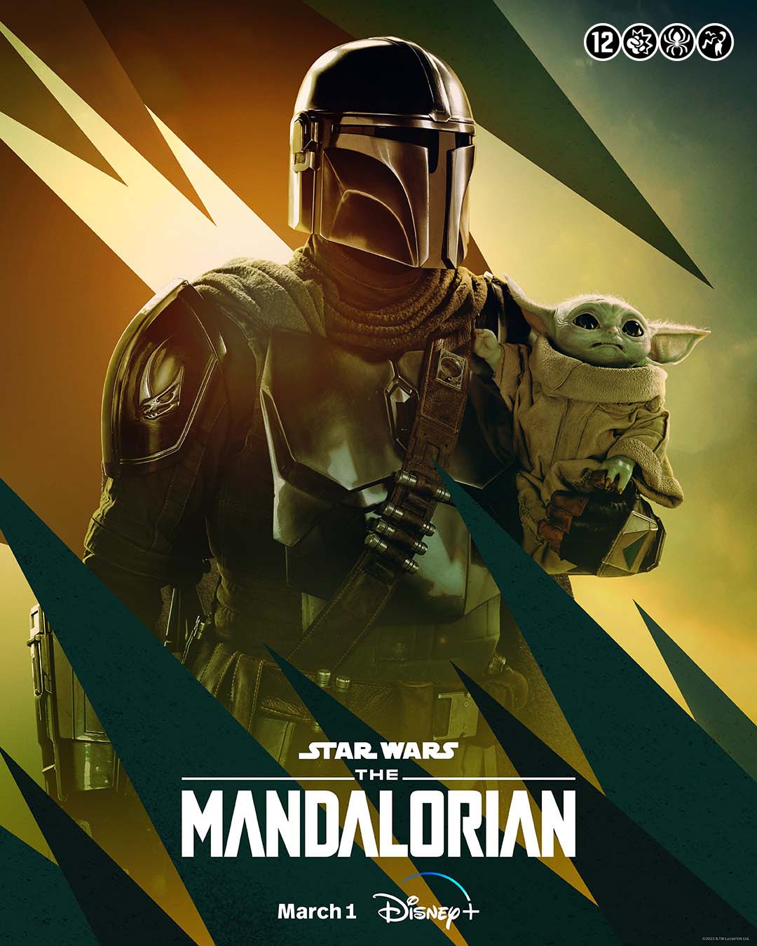 The Mandalorian S3 karakterposters op Disney Plus België 