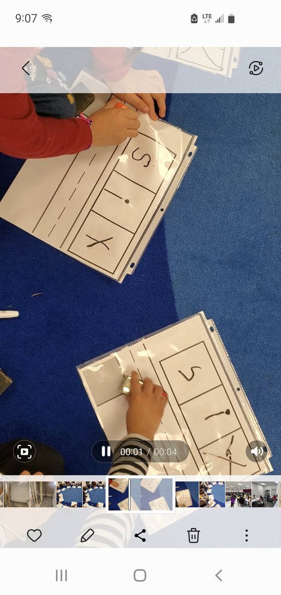 MeganReing's tweet photo. K students loved segmenting and blending by driving our "sound cars"! Definitely got this idea from Twitter (somewhere?) #mlls #ells #DIYPD https://t.co/LNxVUtHYS2
