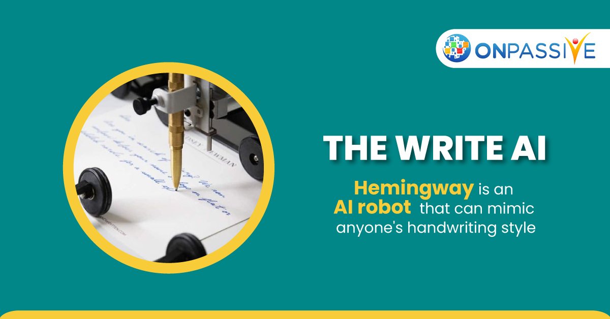 Shopon0001's tweet photo. Using ML algorithms, Hemingway is able to reproduce the style of a writer by analyzing a sample text written by the person.
#AIwrite #AI #ArtificialIntelligence #AiTechnology #ONPASSIVE #TheFutureOfInternet #TechTrends #techfacts #technology https://t.co/PLO5MjFAnJ